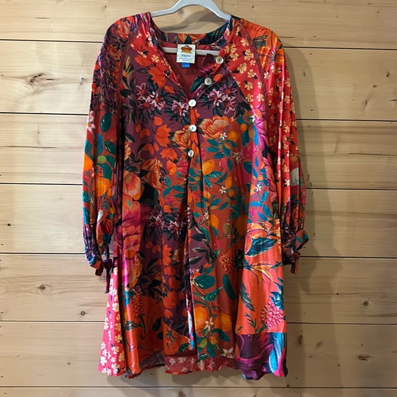 Farm Rio Printed Mini Tunic Dress - Picture 6 of 12